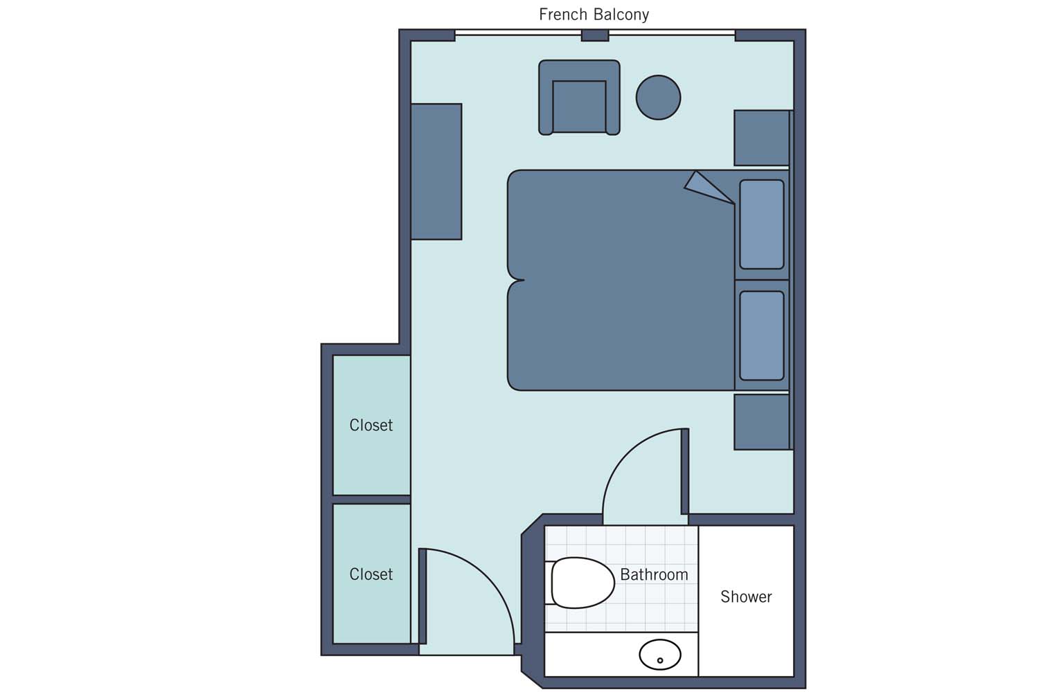 UNI River Princess Cat 1 floor plan